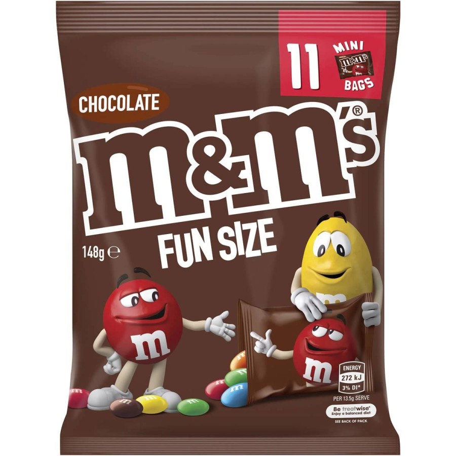 

m&m's Medium Sharepack isi 11 Mini Bags 148g/Coklat M&M/Logo Halal