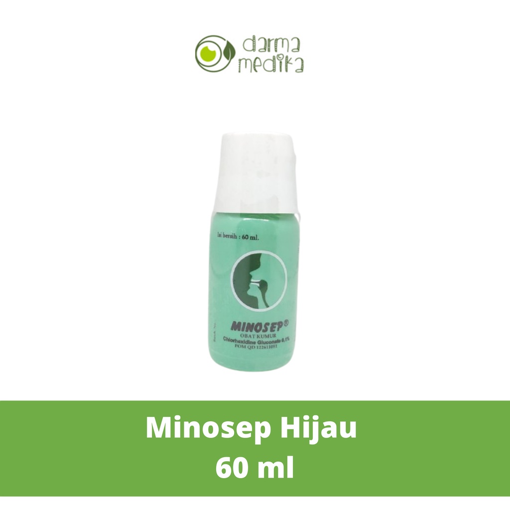 Minosep Obat Kumur HIJAU 60 ml 60ml