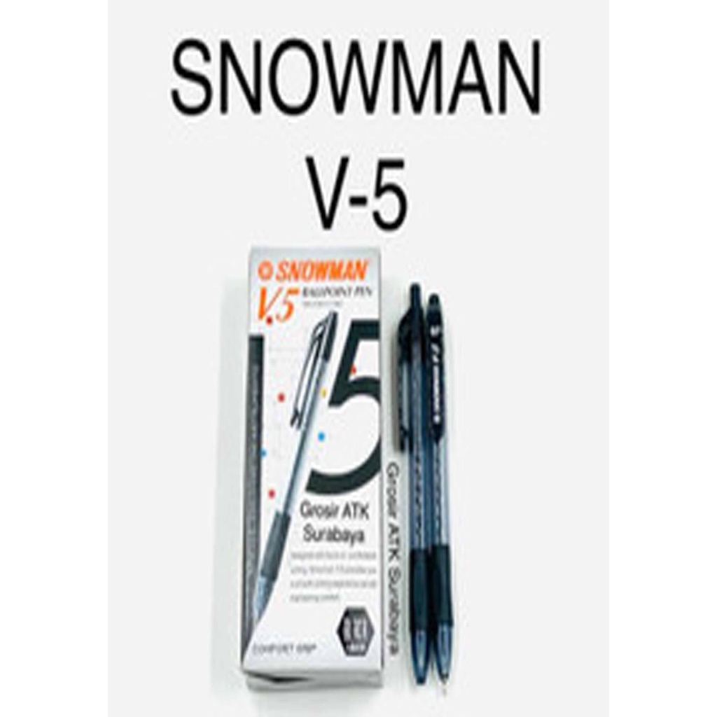 

Bolpen Pulpen Bolpoin Snowman V5 V5 V-5