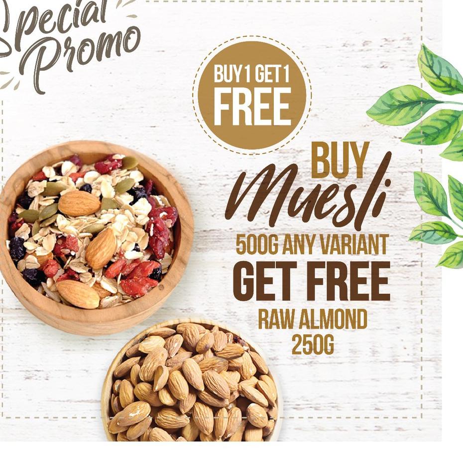 

Sale⭐✔️Buy 1 Get 1 Free, Buy Muesli Get Free Raw Almond 250gr