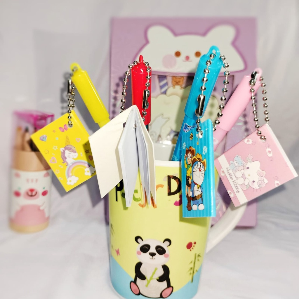 

PEN GANTUNGAN BUKU KARAKTER DISNEY READY 4 MODEL PEN GANTUNGAN BUKU TINTA GEL HITAM ALAT TULIS FANCY BEST QUALITY STATIONARY LENGKAP BISA COD