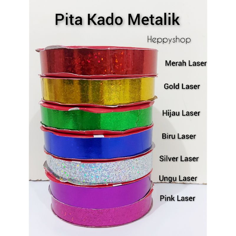 

Pita Kado Metalik / Pita Jepang Metalik
