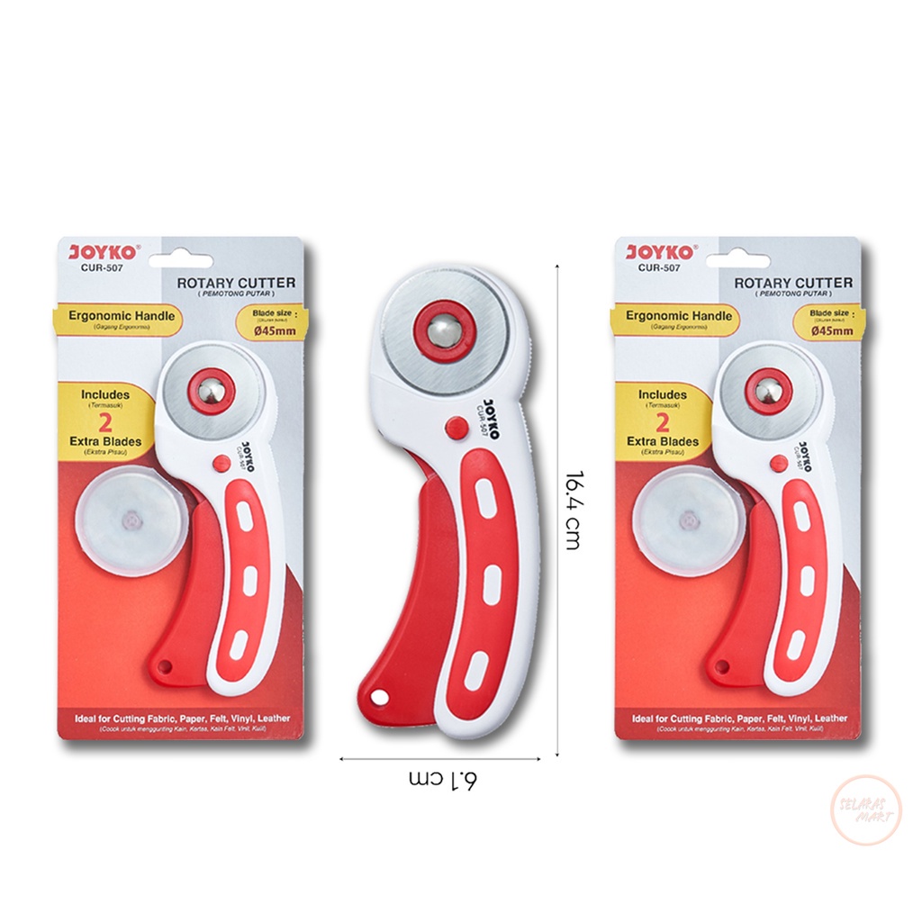 

JOYKO - Rotary Cutter CUR - 507 - Pemotong Putar - Pcs