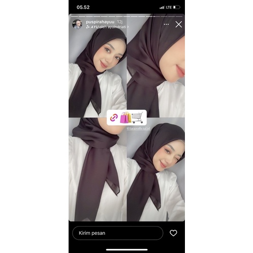 Jilbab Voal Premium free Pouch exclusive