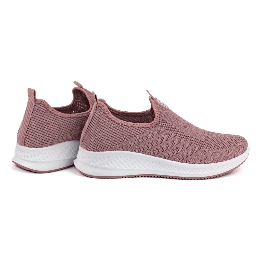 Slip On Terbaru Sneakers Wanita Import Tanpa Tali Fashion Korea Casual Sport Shoes A030