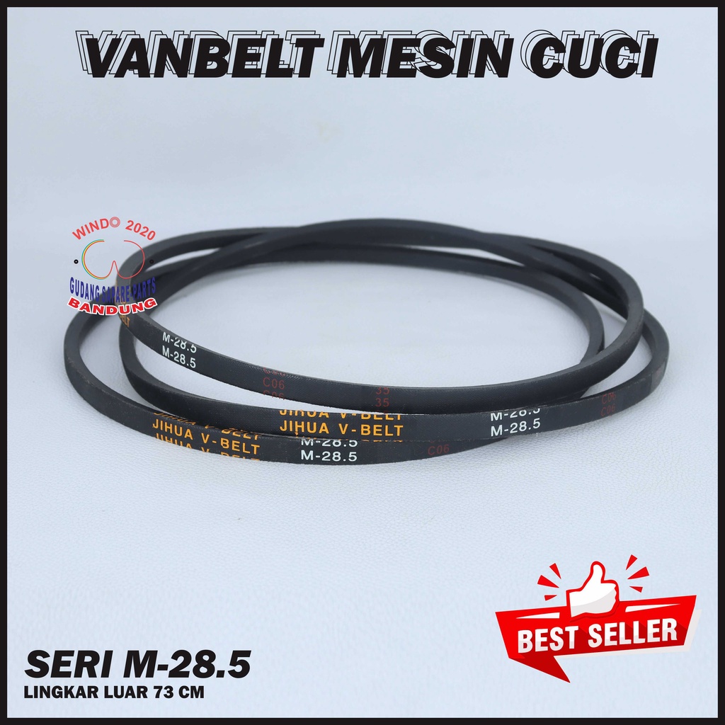 VANBELT MESIN CUCI SERI DESIMAL MULTI / V BELT / FANBEL / PAMBEL / FANBEL / VAN BELT / TALI BELT / VBELT