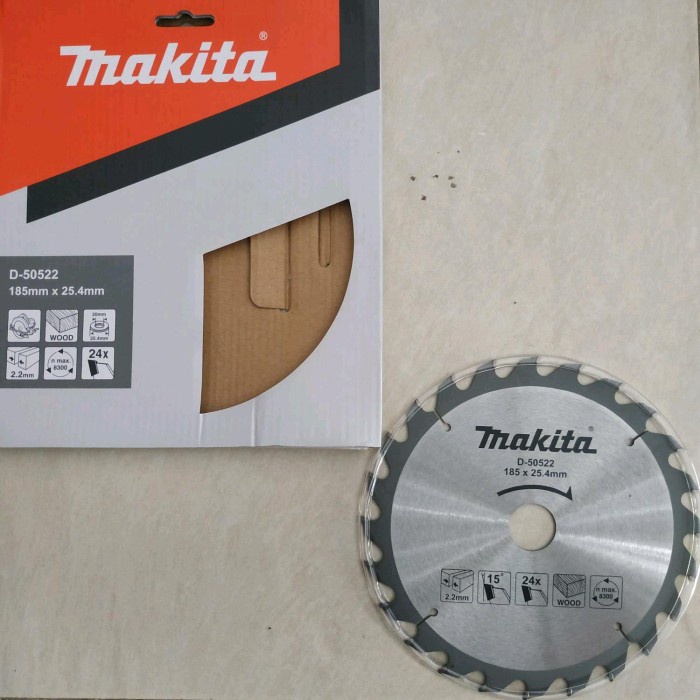 Mata Gergaji Potong Kayu Mata Circular Saw 7 inch x 24T Makita