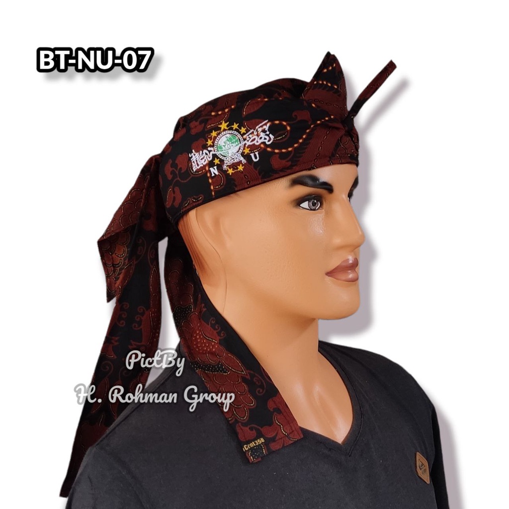 Blangkon Udeng Motif Batik Bordir NU