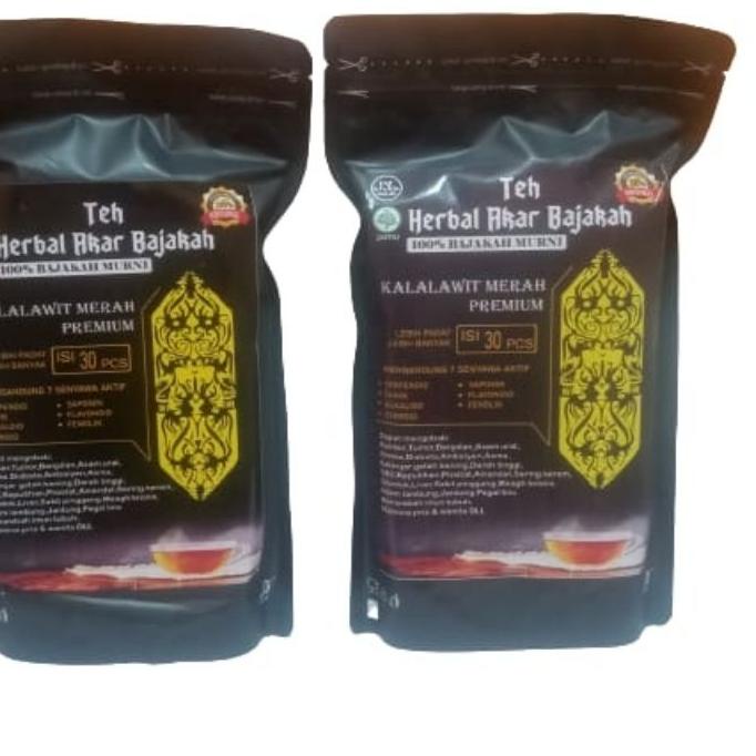 

۝ Paket 2 Pack Teh bajakah/akar bajakah/Kayu bajakah/teh bajakah merah isi 30 premium 100% asli kalimantan ☁