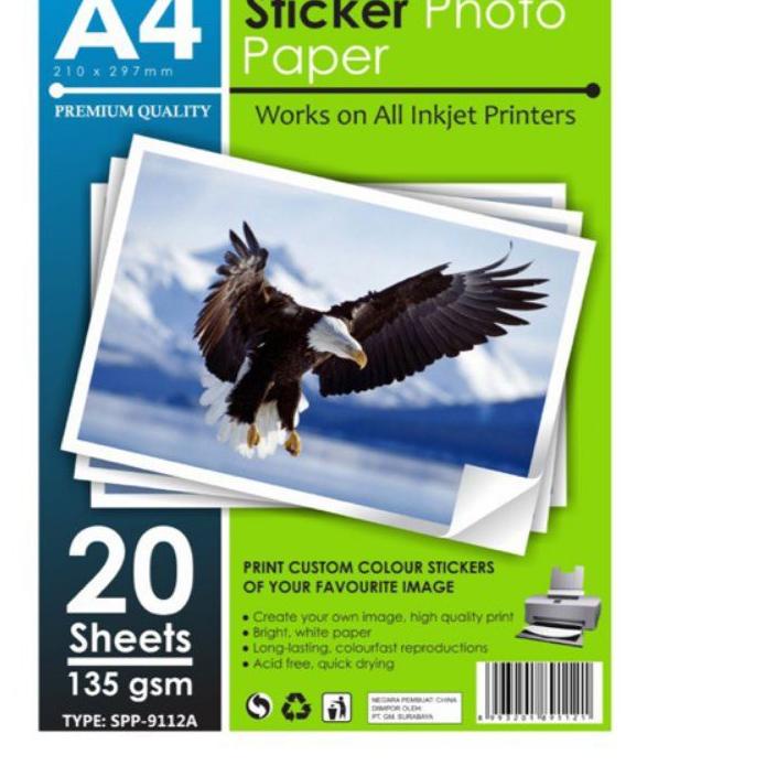 

DISKON BRANDS FESTIVAL STICKER GLOSSY PHOTO PAPER A4/20 LEMBAR 135 GSM V-TECH buruan