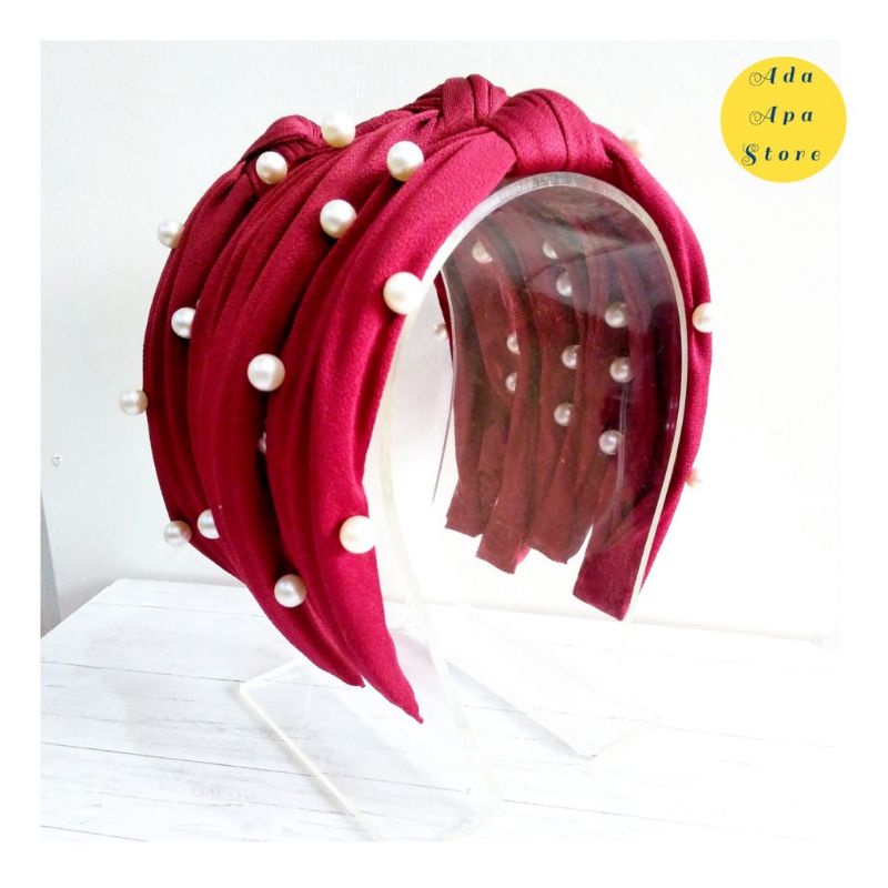 BANDO KOREA IMPORT MUTIARA BANDO WANITA KOREA MUTIARA