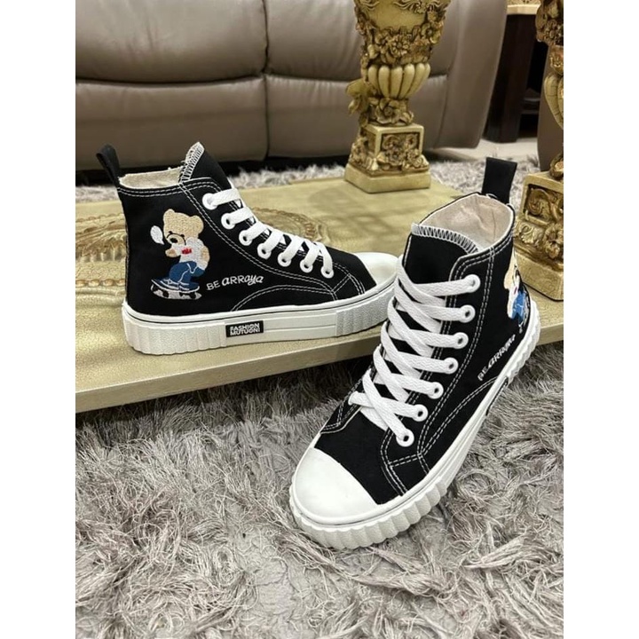 Sepatu Sneakers Wanita Boot Premium BEAR-RAYA Import