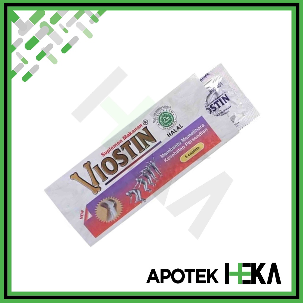 Viostin Strip isi 5 Kaplet - Suplemen Sendi Pereda Nyeri (SEMARANG)