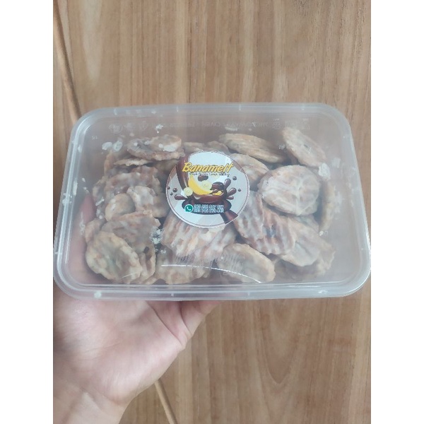 

Kripik Pisang Lumer Tiramisu isi 200gr