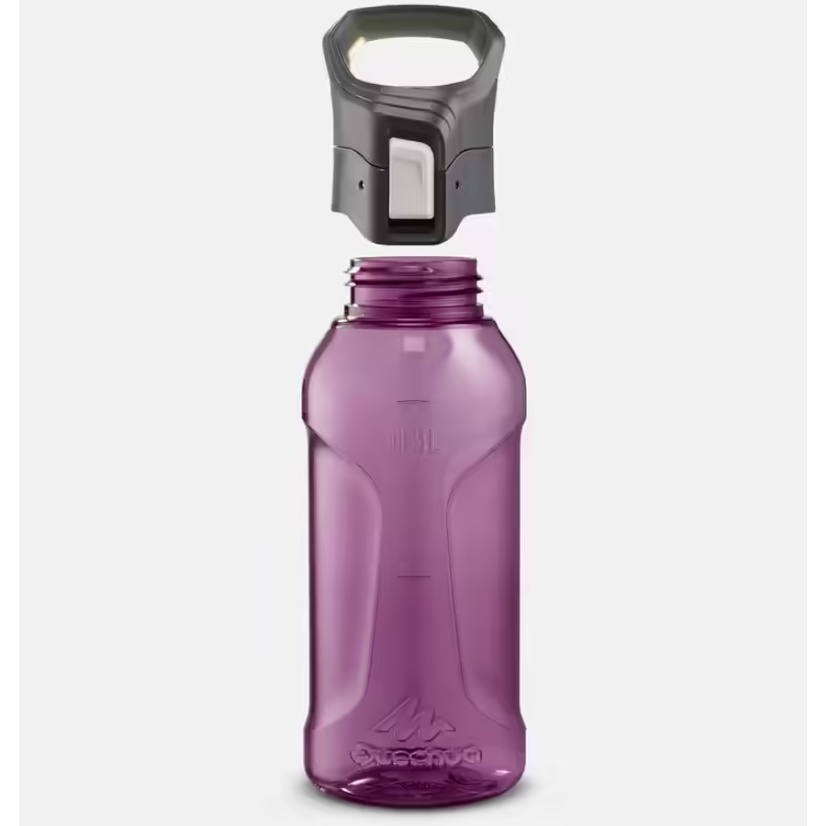 QUECHUA MH500 Botol Minum Plastik (Tritan) 0.5L Untuk Hiking Camping