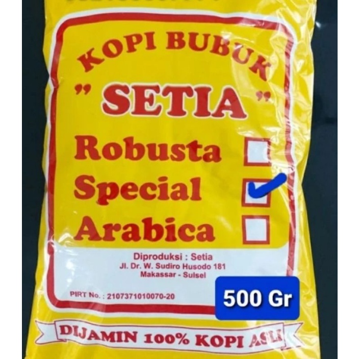 

KOPI SETIA Special (Arabica + Robusta) 500gr