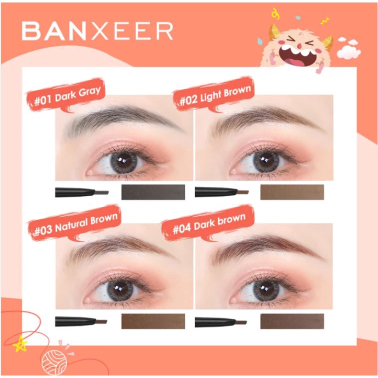 (READY &amp; ORI) Banxeer Wild-Furry Eyebrow Pencil Pensil Small Triangle Alis BM05