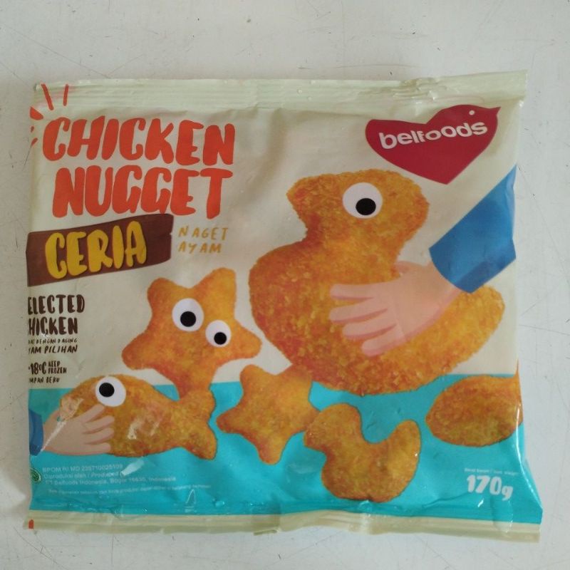 

BELFOODS FAVORITE CHICKEN NUGGET CERIA 170 GRAM