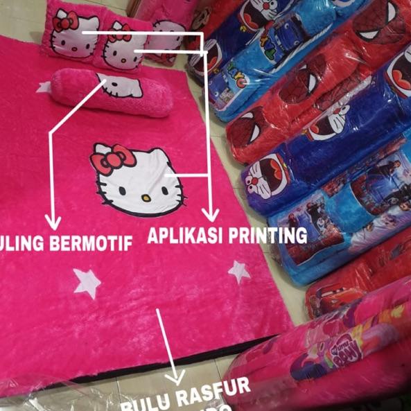 KRT.02Ja23d– SURPET KASUR BULU TEBAL 5cm RASFUR KARAKTER BUSA INOAC ROYAL