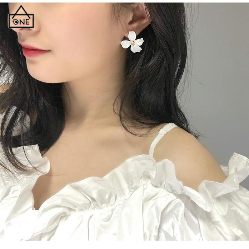 COD❤️Anting Bunga Besar Korea Fashion Gaya Aksesoris Wanita-A.one