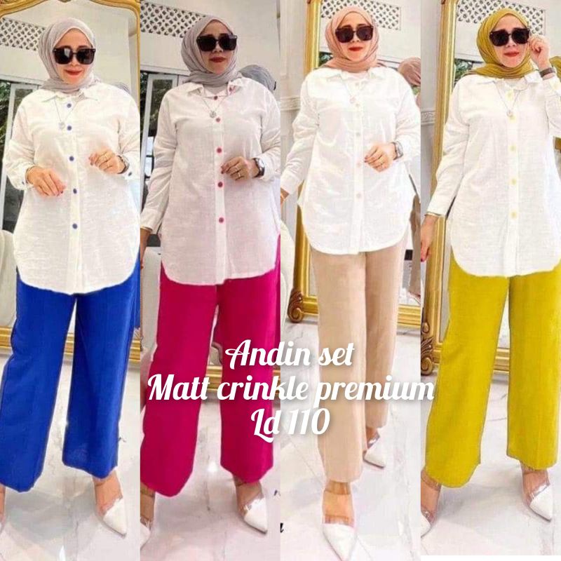 Andin Set Crincle Crinkle Cringkel