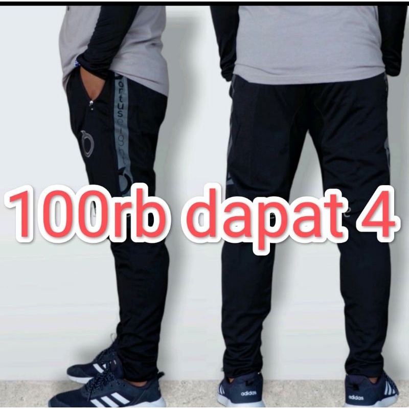 celana trening joger pria wanita unisek celana panjang 100rb dapat 4