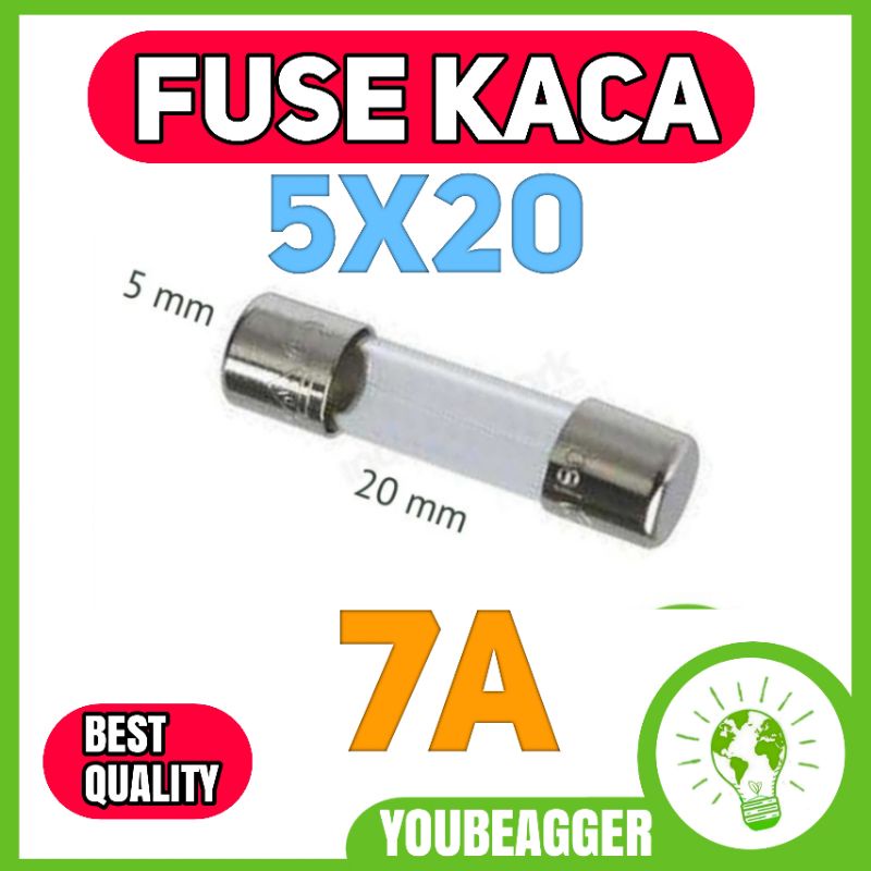 Fuse kaca 7A