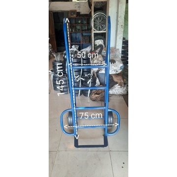 Troli Jumbo Troli Roda Dua Troli Barang Trolley Roda 2 Ban Mati