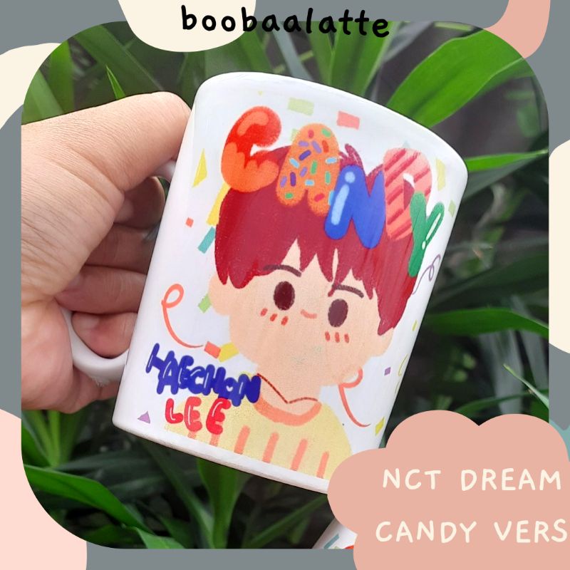 nct dream candy mug // mug nct dream cafe aesthetic // hampers mug nct dream candy // hampers nct dr