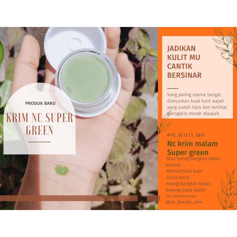 NC SUPER GREEN/CREAM NC MALAM super GREEN