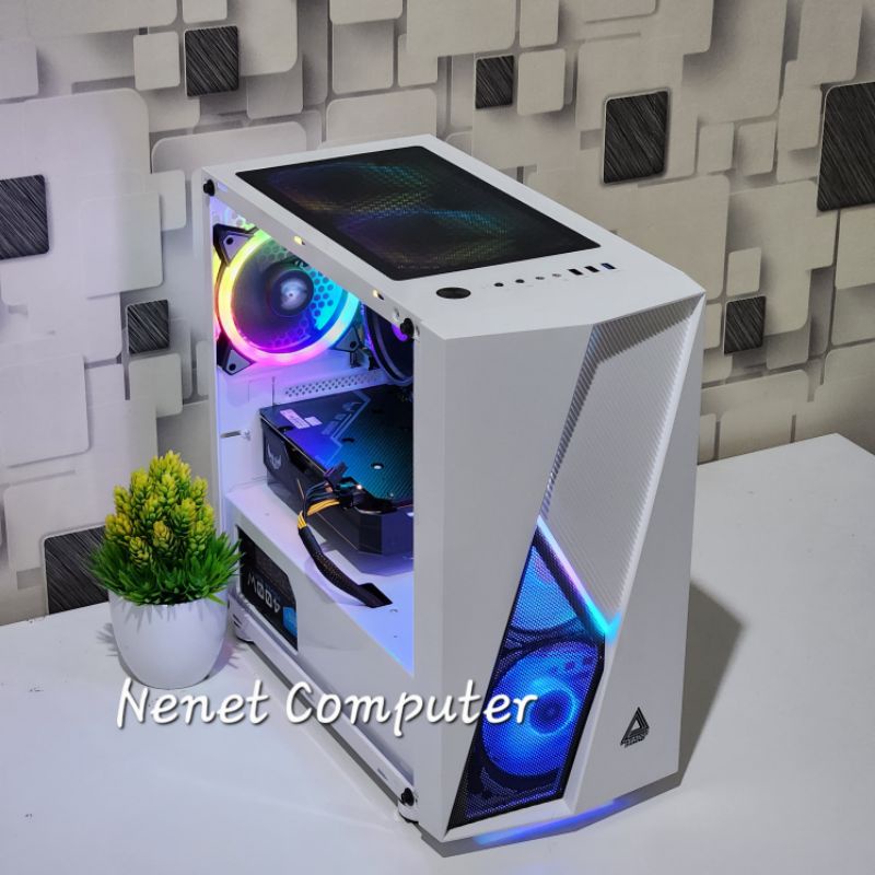 Full Set - PC Gaming Core i5 10400F | RTX 3050 8GB | 16GB | LED 24