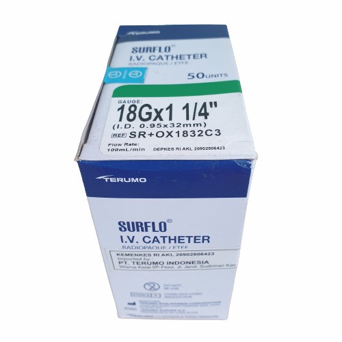 Abocath Terumo IV No 18 20 22 24 Surflo Terumo isi 50