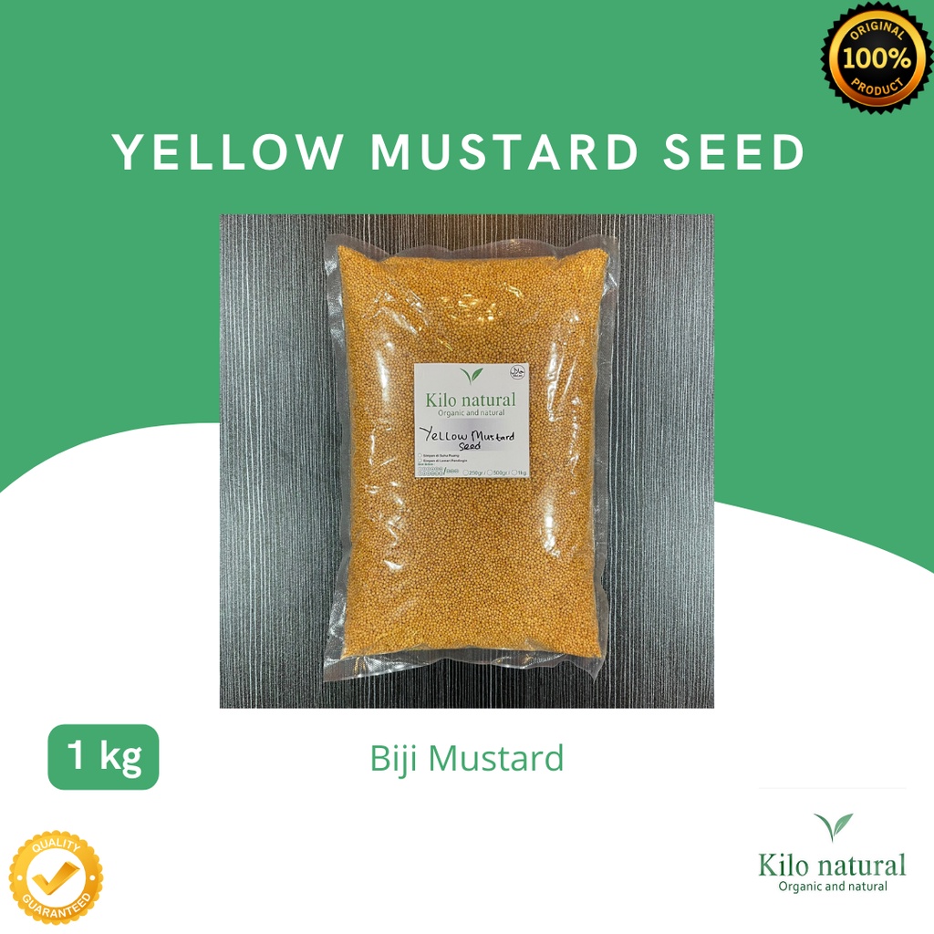 

Yellow Mustard Seed 1kg / Biji Mustard Kuning 1kg