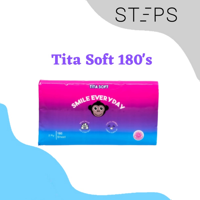 Tisu wajah Tissue Facial 180's Tita Soft / Wajah Tisu 180's Tita Soft Tisu wajah