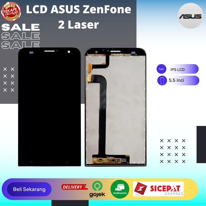 Lcd asus zenfone 2 laser bergaransi