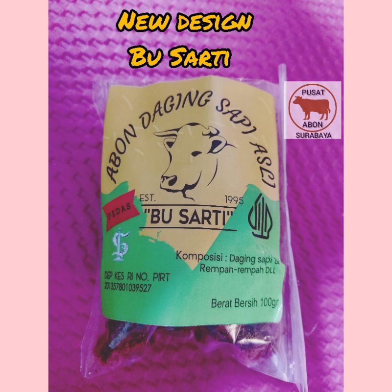 

Abon Sapi ibu Sarti PEDAS 100gr