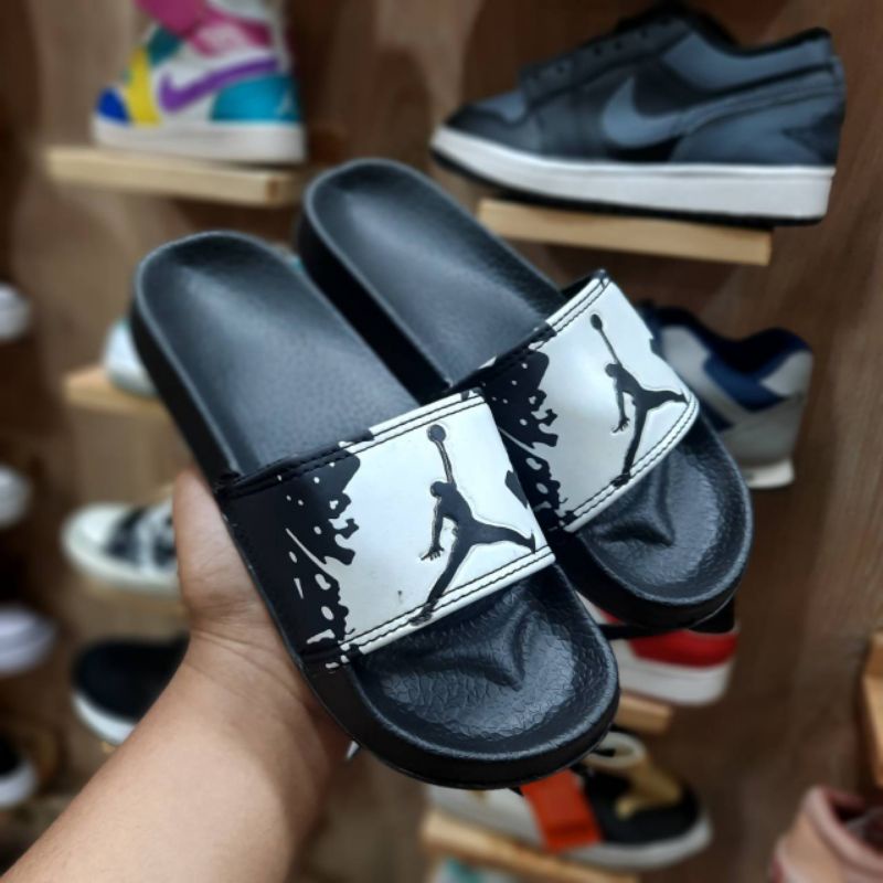 Sendal Anak Laki Laki Perempuan Slop Nike Jordan Sandal Anak Cowok Cewek Slide Casual
