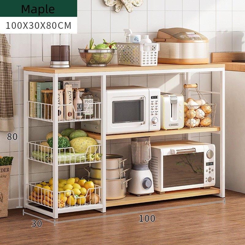 Highline Rak Dapur Susun Rak Oven Rak Bumbu Multifungsi