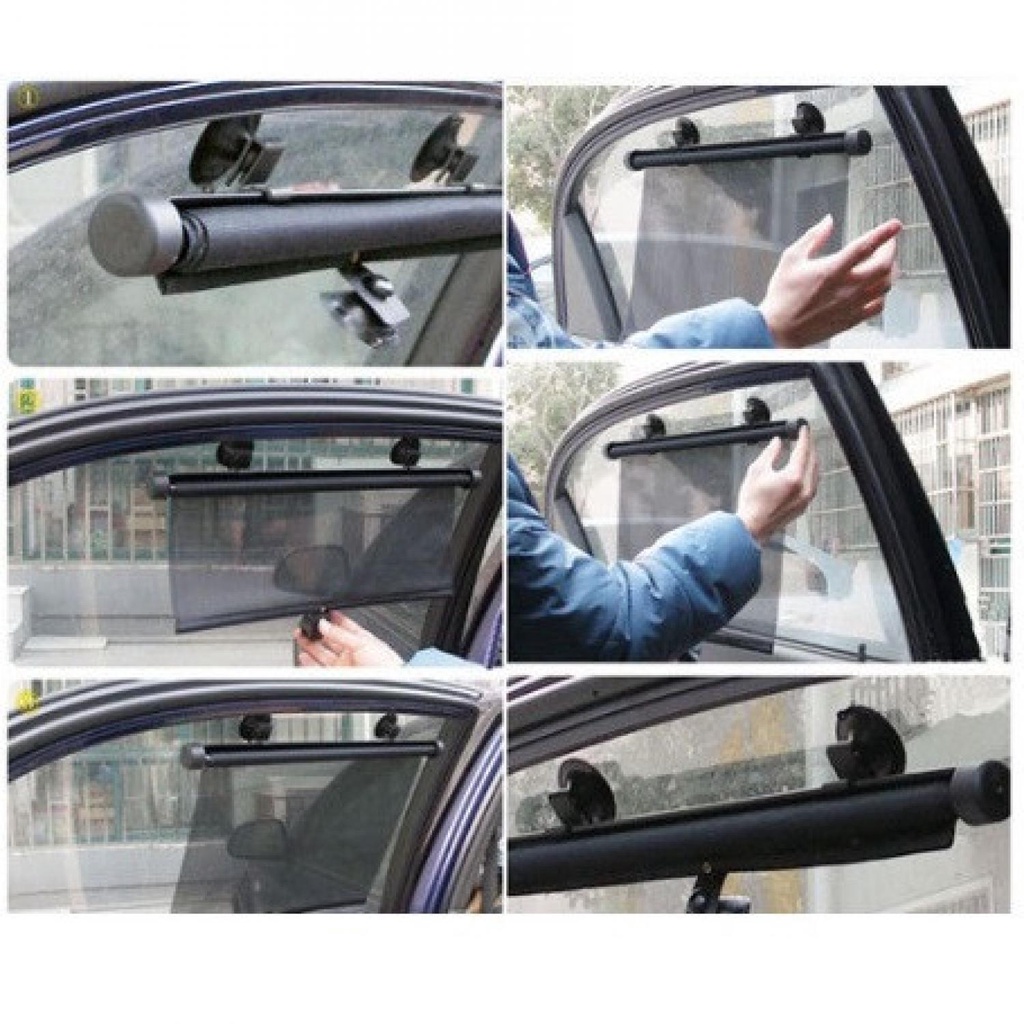 ( 100% BARANG ORI ) Tirai Penahan Sinar Matahari Sun Blocking Car Curtain - 851