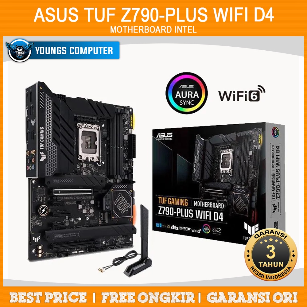 ASUS TUF GAMING Z790-PLUS WIFI D4 | Motherboard Intel LGA1700 DDR4 ATX