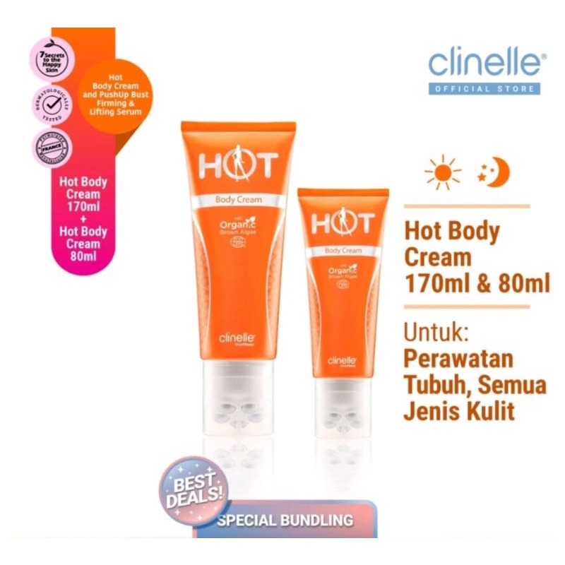 ☘️Yuri Kosmetik☘️ clinelle hot body cream