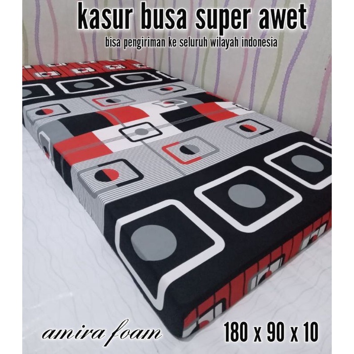 Kasur Busa Single Super Awet Motif Random