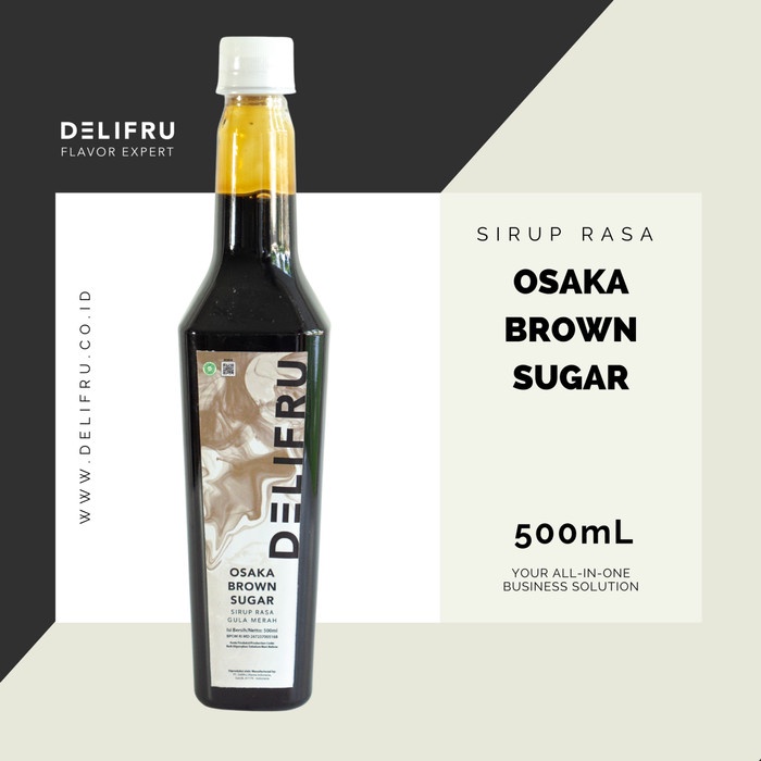 

DELIFRU SYRUP OSAKA BROWN SUGAR - SIRUP GULA MERAH 500 ML