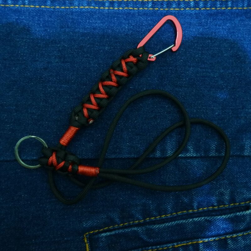Tali Dompet Paracord Simpul Cobra / Rantai Dompet