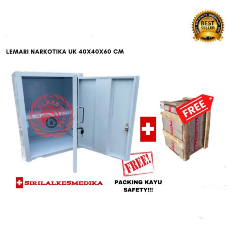 Lemari Narkotika 2 pintu sedang/Lemari Narkotika/Lemari psikotropika