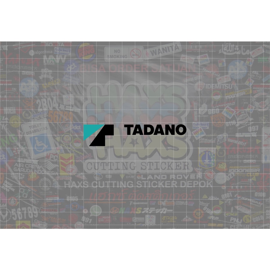 Cutting Sticker Tadano Ukuran 8 Cm Untuk Motor Mobil