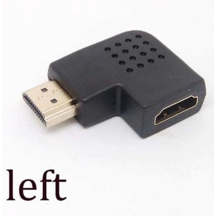 Sambungan HDMI Adapter Male to Female L Shape Left Right Kiri Kanan