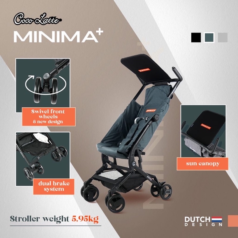 Cocolatte Minima+ Minima plus Stroller Cabin Size Cocolatte minima