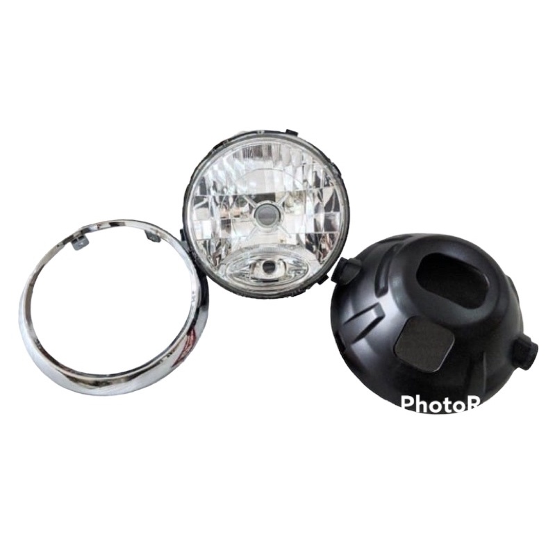 LAMPU DEPAN HEADLAMP REFLEKTOR CHROME VIXION BULAT/VIXION OLD RX KING NEW