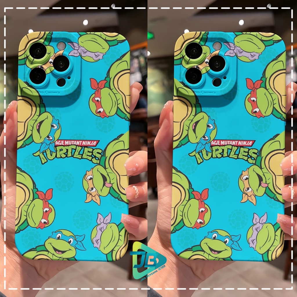 CUSTOM CASE SOFTCASE SILIKON PROCAMERA TURTLES CUSTOM INFINIX SMART 4 5 6 PLUS HOT 8 9 10 10S 11 12 12I PLAY NOTE 8 10 11 12  JB6693